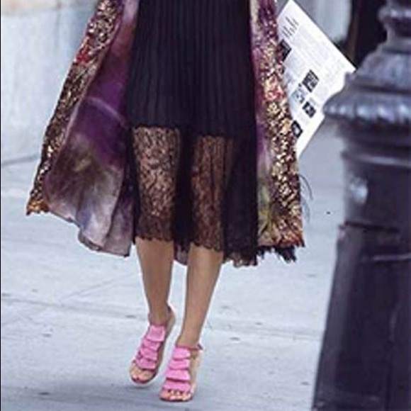 SATC inspired Peep Toe Heels - Never Worn - Picture 1 of 7